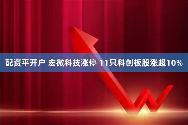 配资平开户 宏微科技涨停 11只科创板股涨超10%